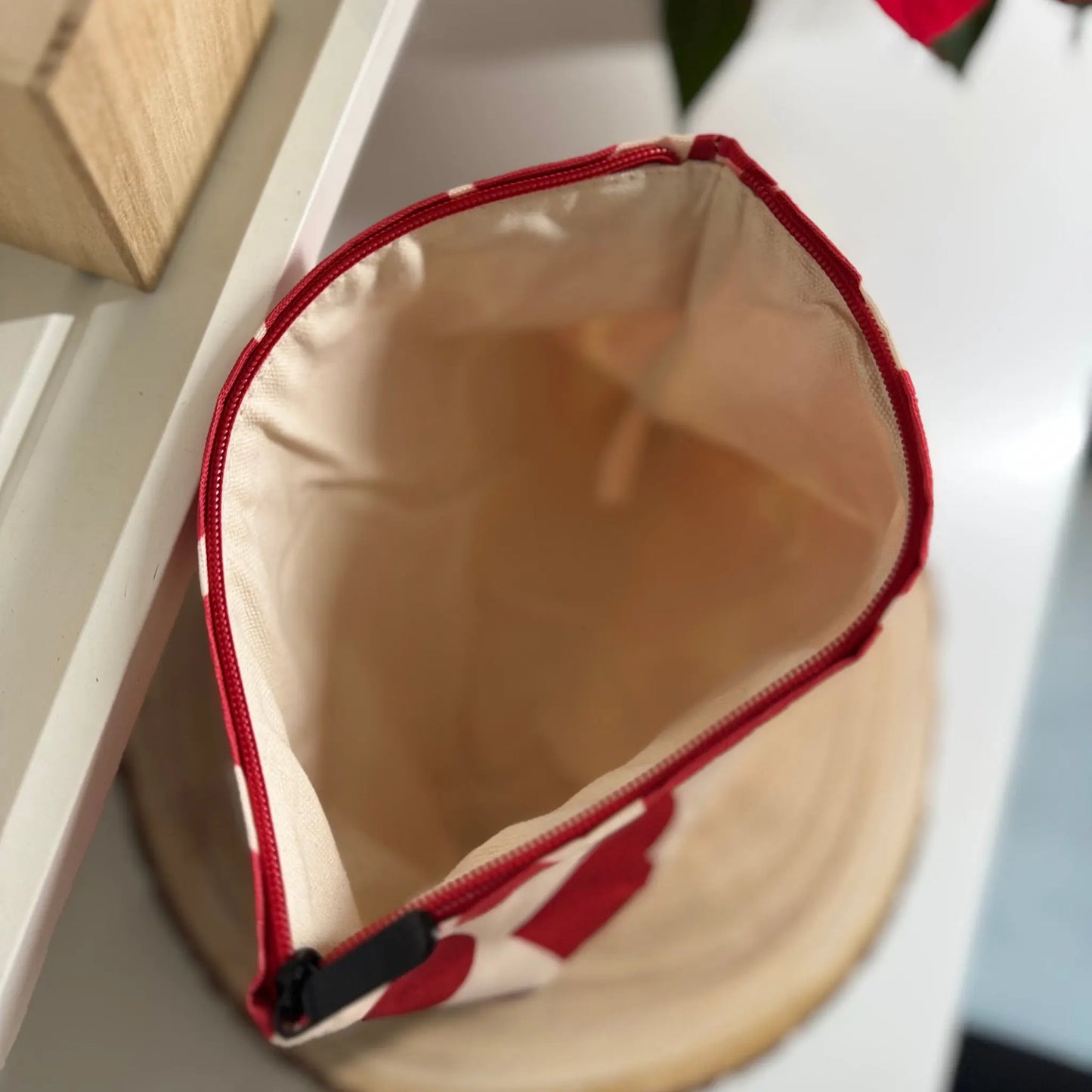 Trousse de toilette motif cœur Mundo