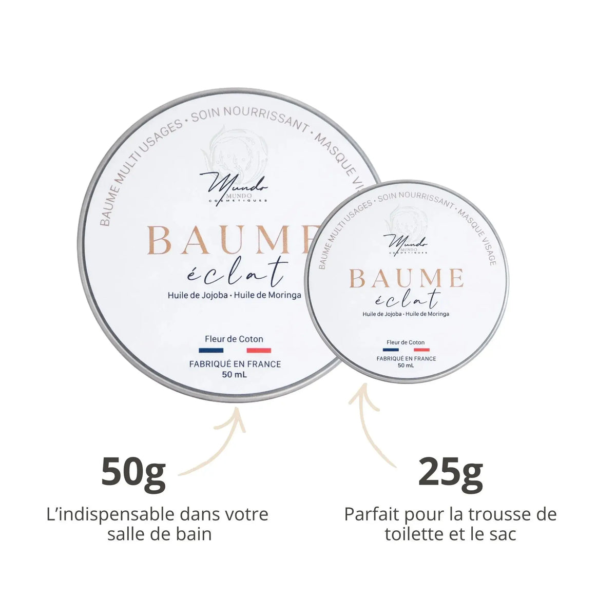 Baume éclat multi usage - Fleur de coton Mundo