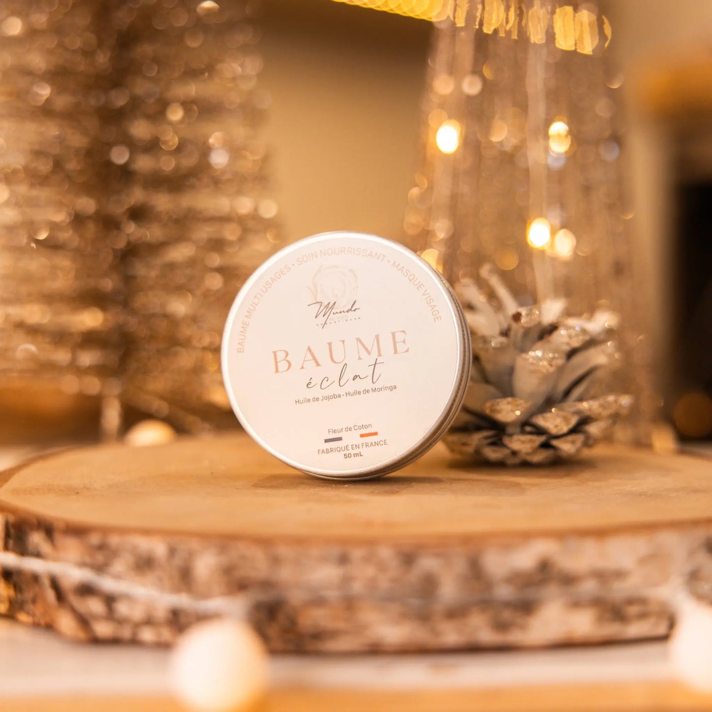 Baume éclat multi usage - Soin hydratant et réparateur Mundo