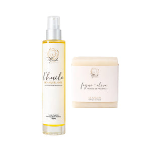 Duo Double Nettoyage – Huile Démaquillante & Savon Mousse de Provence Mundo