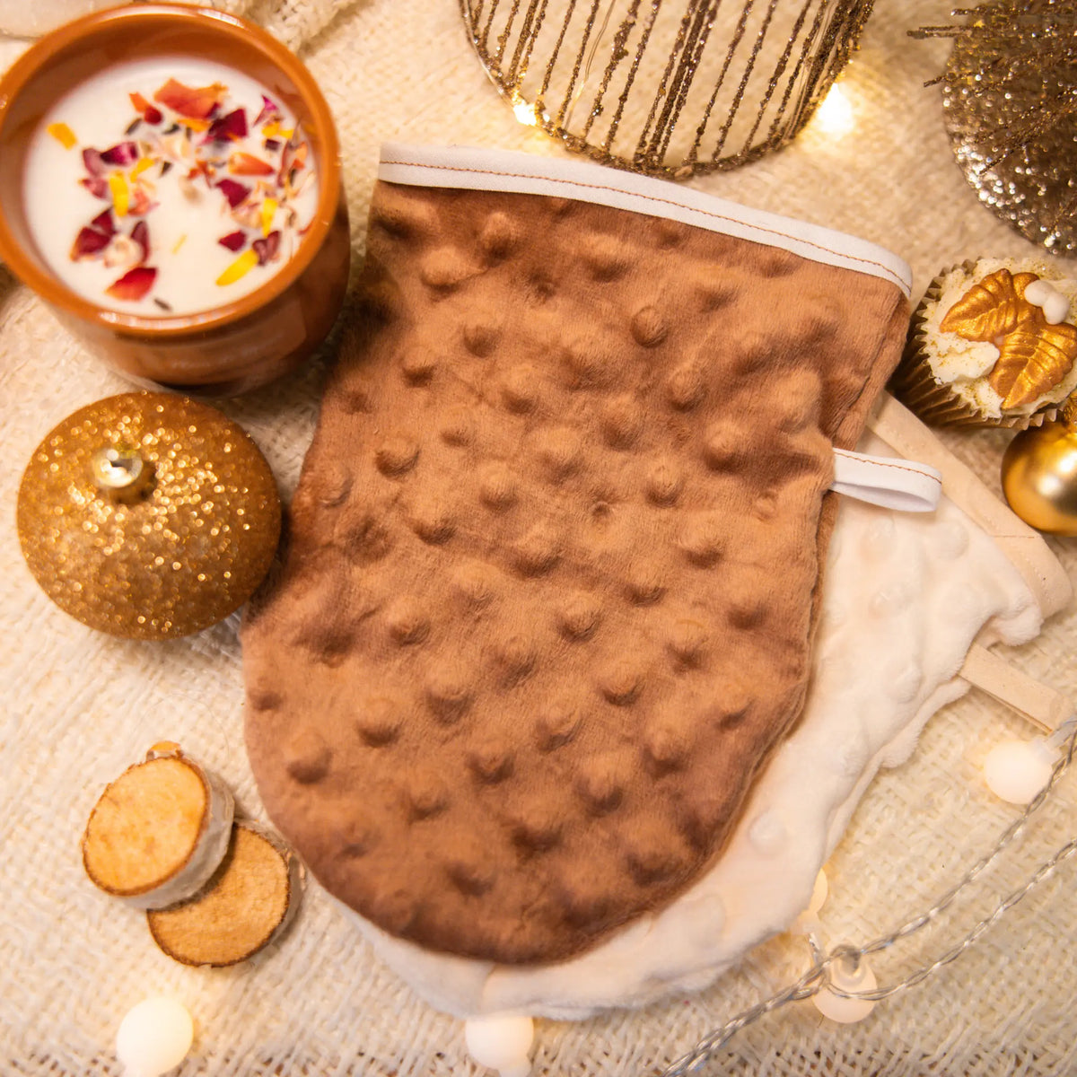 Gant Démaquillant Magique – Handmade en Minky Oeko-Tex Mundo