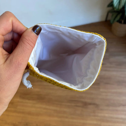 Pochon imperméable en gaze de coton fait main Mundo