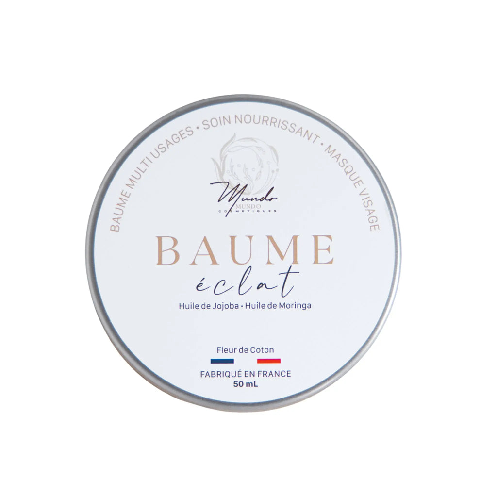 Prévente : Baume éclat multi usage - Fleur de coton Mundo