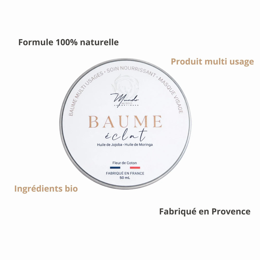 Baume éclat multi usage - Fleur de coton Mundo