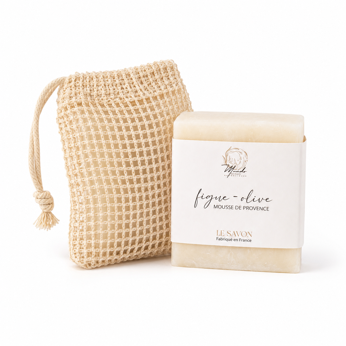 Coffret Savon Mousse de Provence + Filet à savon anti-gaspi Mundo